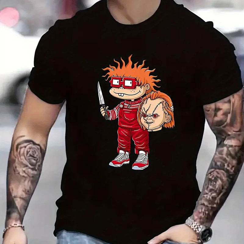 🧢 T-shirt Oversize Powerslave Iron Head – Streetwear Sport 2025 - Legeekshop