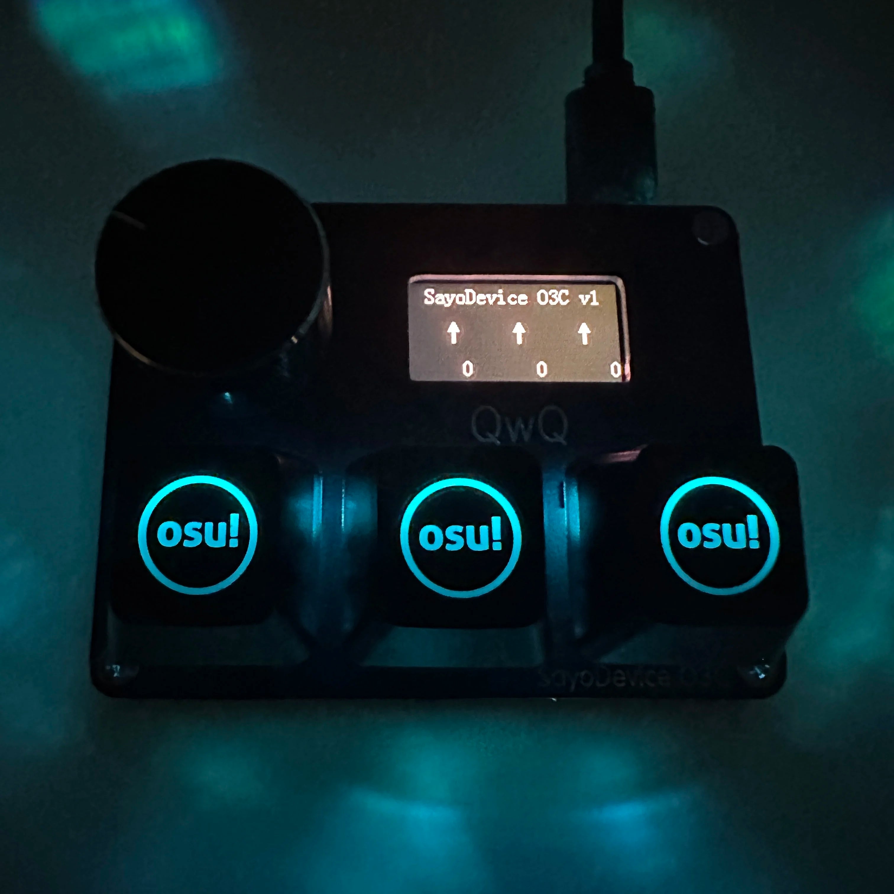 🎮 Mini Clavier Mécanique BTXETUEL SayoDevice OSU O3C – Switchs Magnétiques Roses | Écran IPS & Ultra-Vitesse