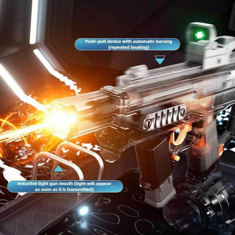 🔥 Pistolet à eau MK3 – Simulation tir de flammes & recharge automatique - Legeekshop