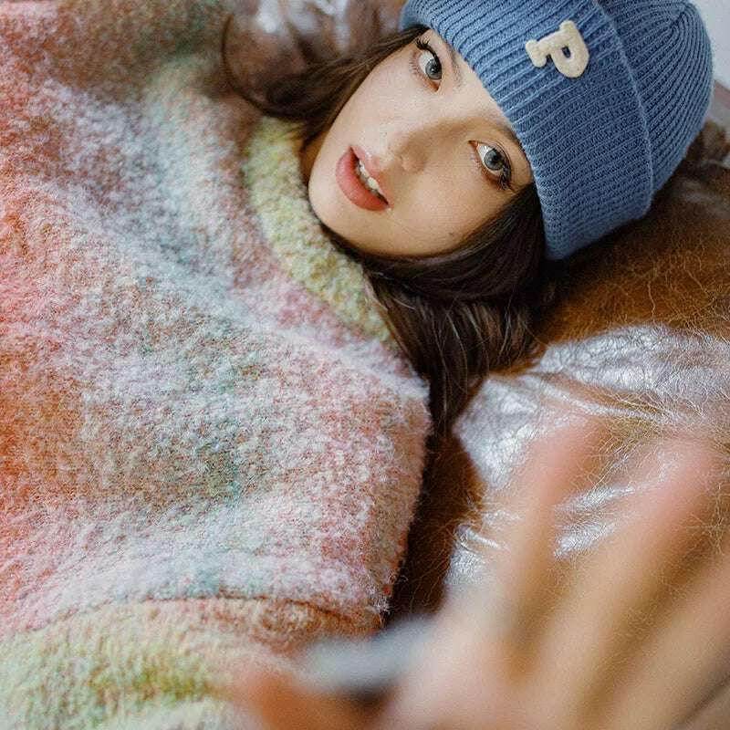 Pull en Tricot Arc-en-Ciel Femme, Col Rond, Chaud et Polyvalent | MADEN | Wayne Outfitters - Legeekshop