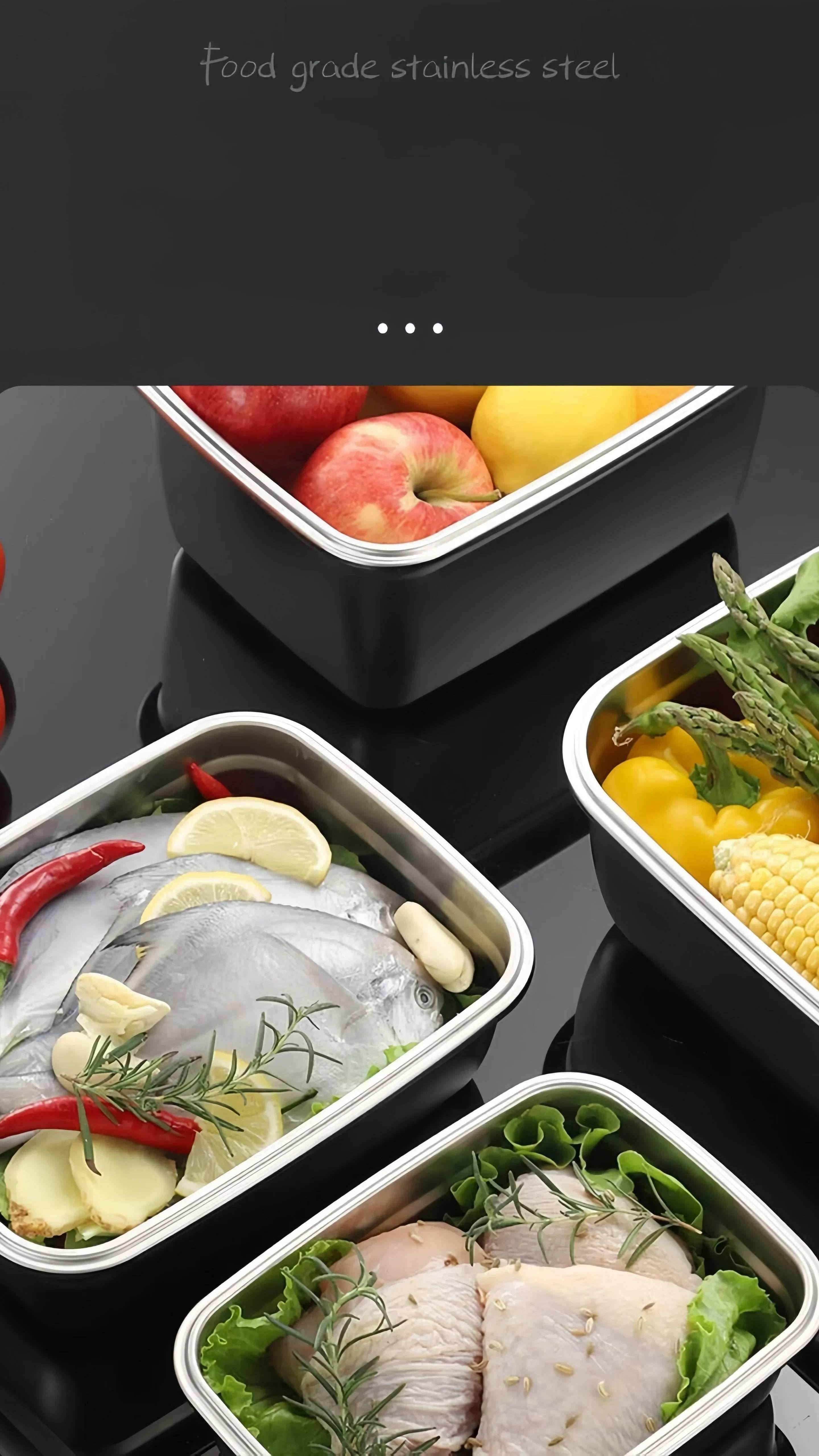 🥗 Boîte Alimentaire Inox 304 Hermétique | Lunch Box Bento Durable - Legeekshop