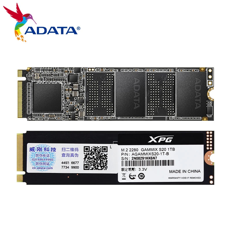 SSD NVMe ADATA XPG GAMMIX S50 PRO M.2 2280 PCIe Gen4x4 500GB 1TB 3D NAND TLC
