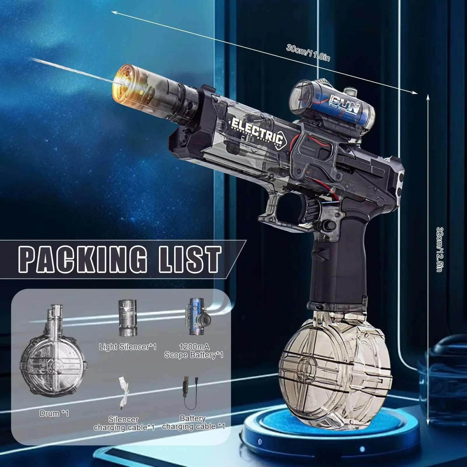 🔥 Pistolet à eau MK3 – Simulation tir de flammes & recharge automatique - Legeekshop