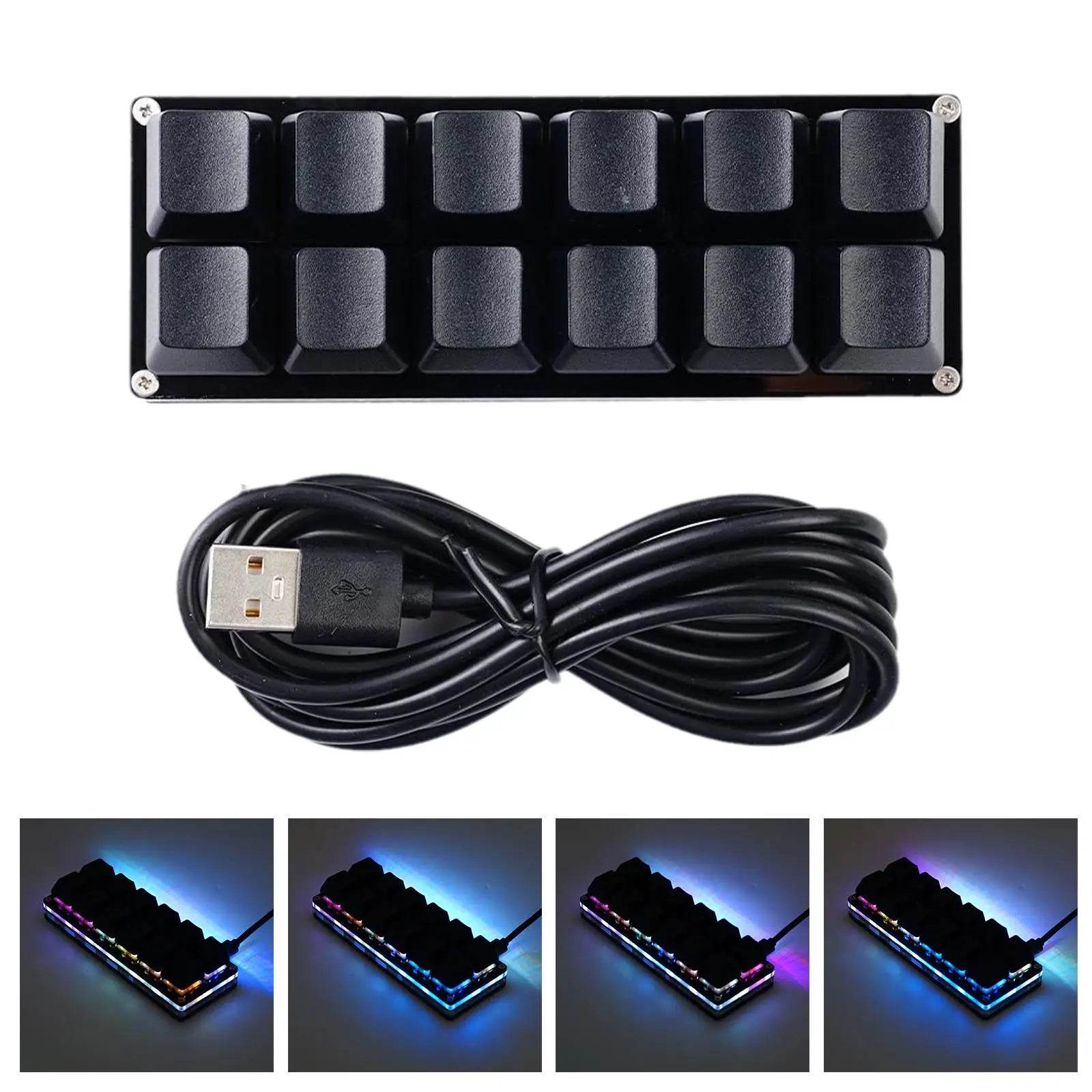 🎮 Mini Clavier Mécanique Programmable SayoDevice – USB | 2 à 24 Touches Macro - 12 Keys Black / China - clavier
