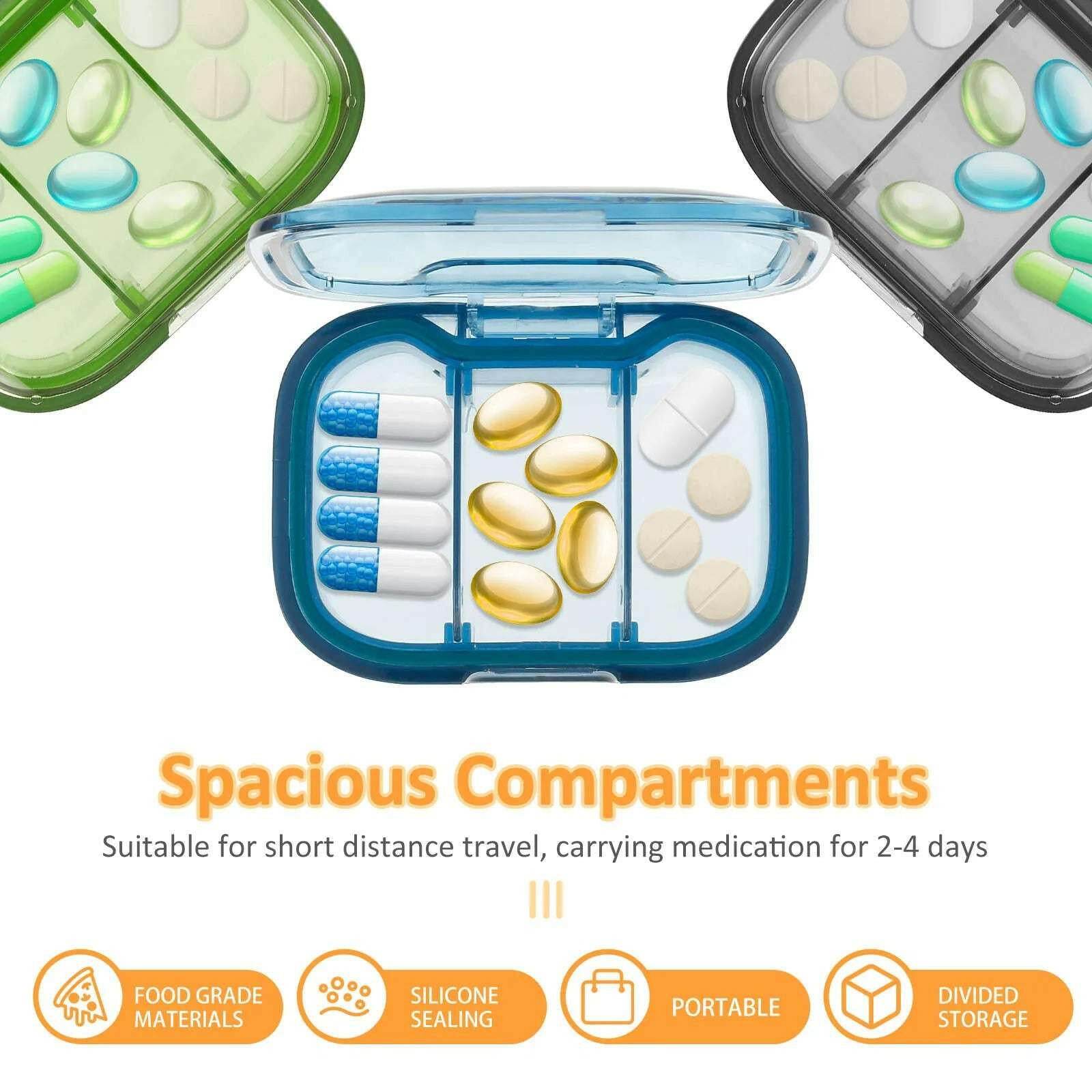 💊 Boîte à Pilules Hebdomadaire et Mensuelle – 7/14/28 Jours | Organisateur de Médicaments - Legeekshop