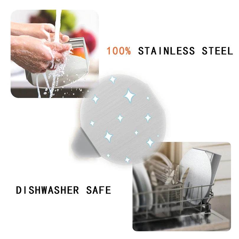 Presse à Hamburgers Acier Inox – Moule Circulaire Antiadhésif – Cuisine Maison - Legeekshop