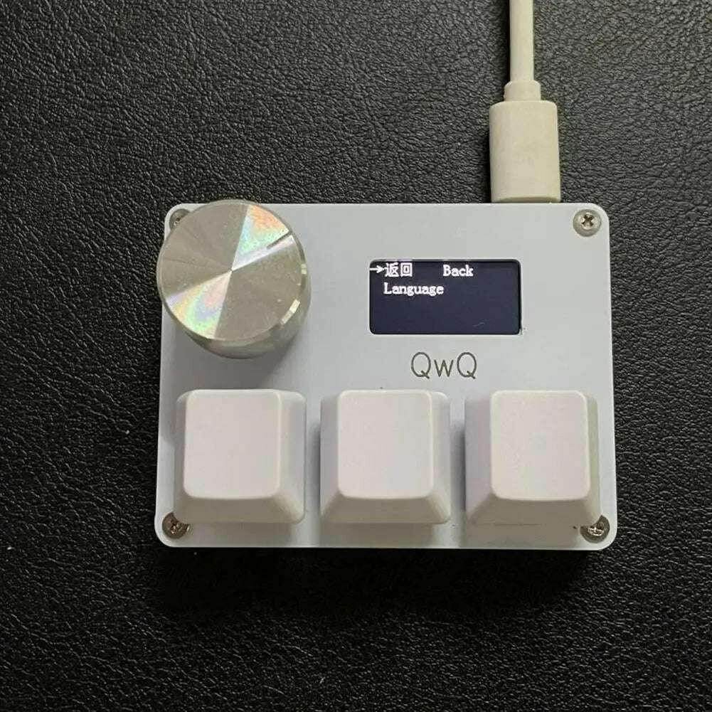 🎮 Mini Clavier Mécanique SayoDevice OSU O3C – Switchs Magnétiques Roses | Écran IPS & Ultra-Vitesse - Legeekshop