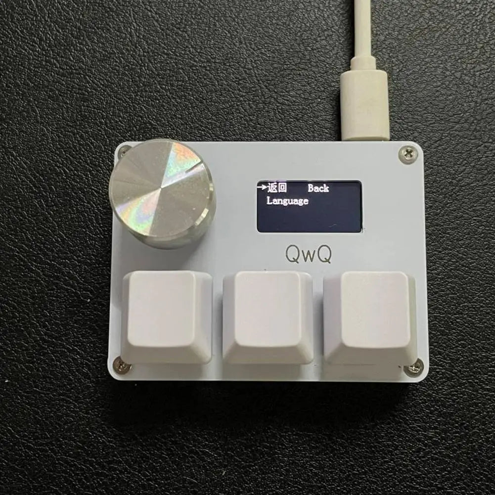 🎮 Mini Clavier Mécanique BTXETUEL SayoDevice OSU O3C – Switchs Magnétiques Roses | Écran IPS & Ultra-Vitesse