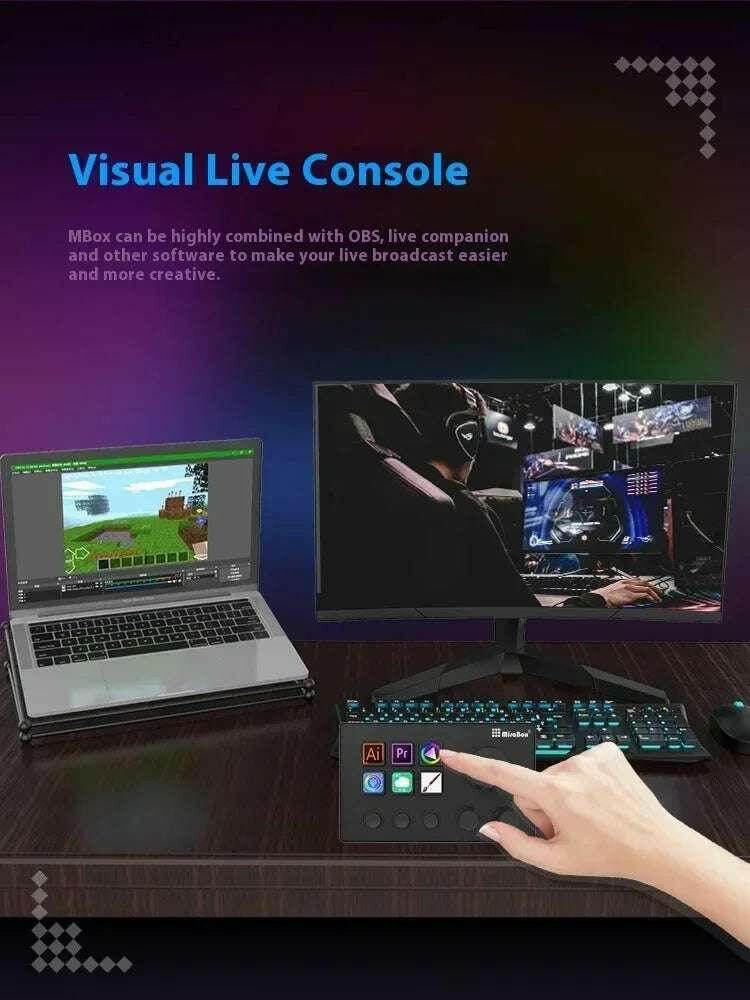 🎮 Clavier Macro Visuel Mirabox N3 – Streamdeck Personnalisable pour PC - Legeekshop