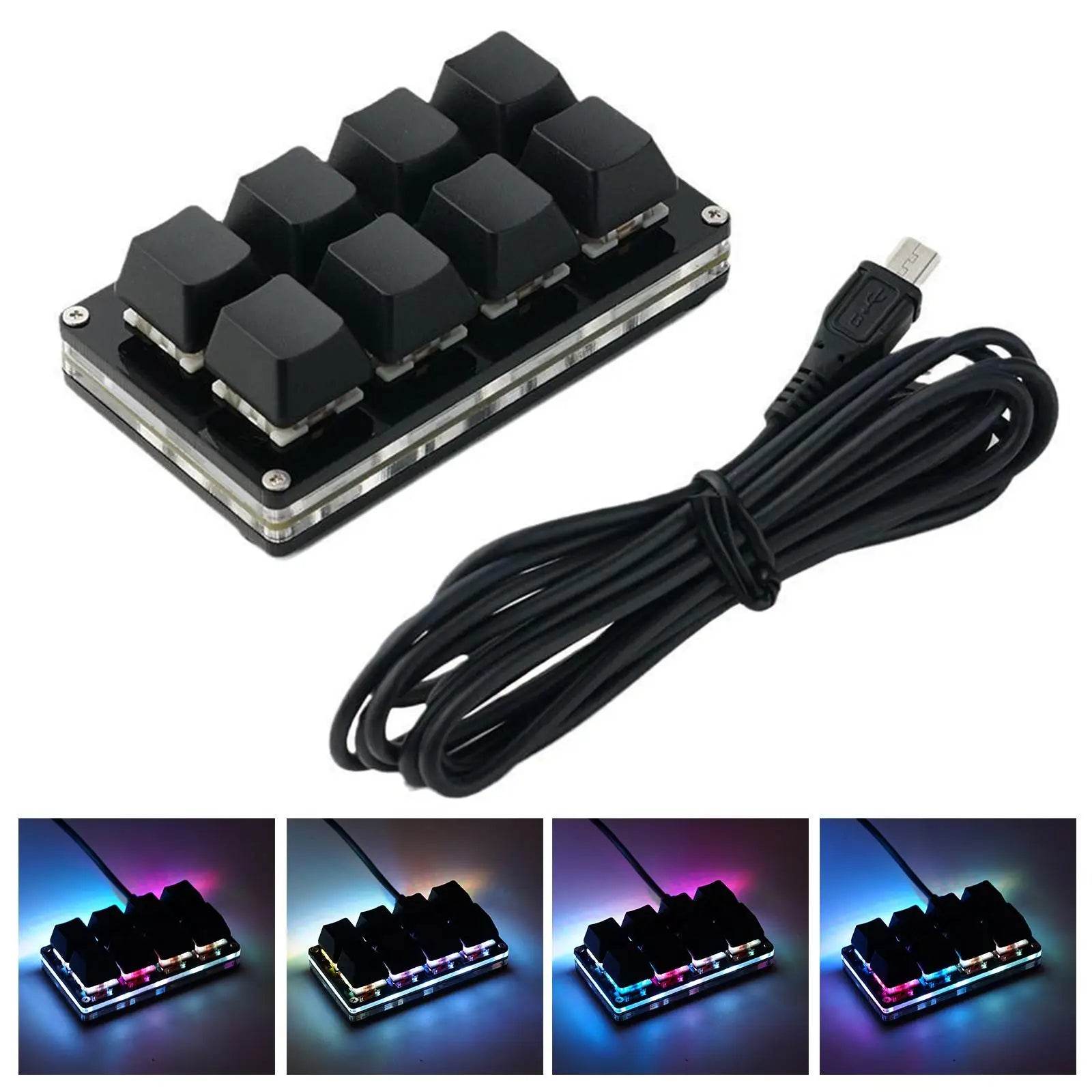 🎮 Mini Clavier Mécanique Programmable SayoDevice – USB | 2 à 24 Touches Macro - 8 KEYS / China - clavier programmable