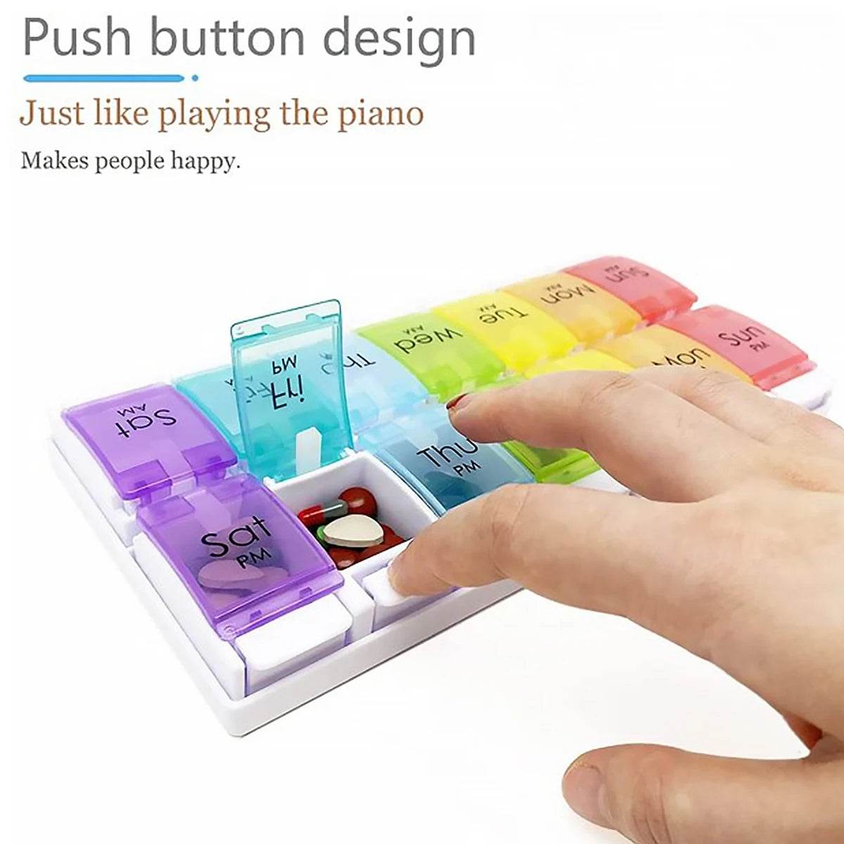 💊 Boîte à Pilules Hebdomadaire et Mensuelle – 7/14/28 Jours | Organisateur de Médicaments - Legeekshop