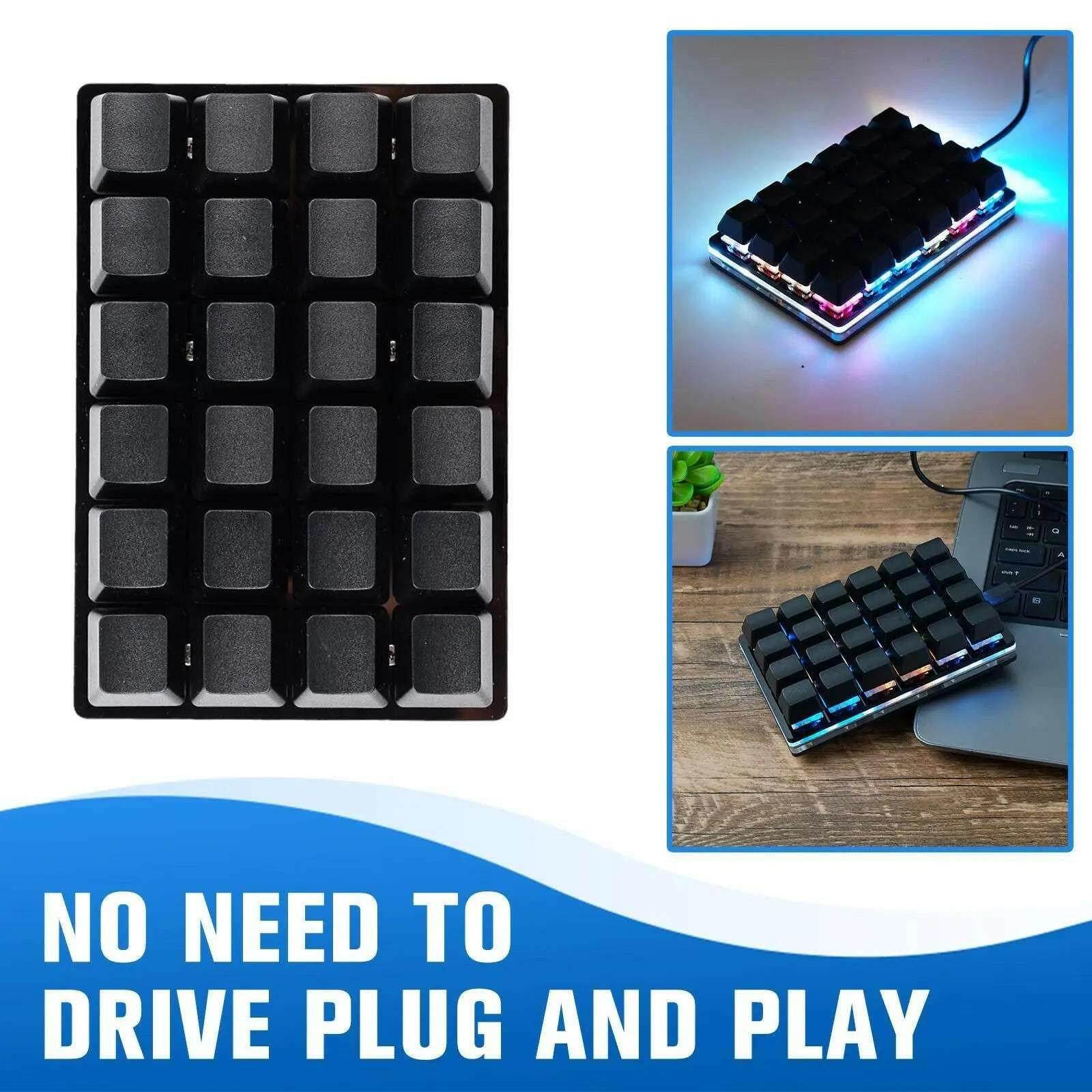 🎮 Mini Clavier Mécanique Programmable SayoDevice – USB | 2 à 24 Touches Macro - Legeekshop
