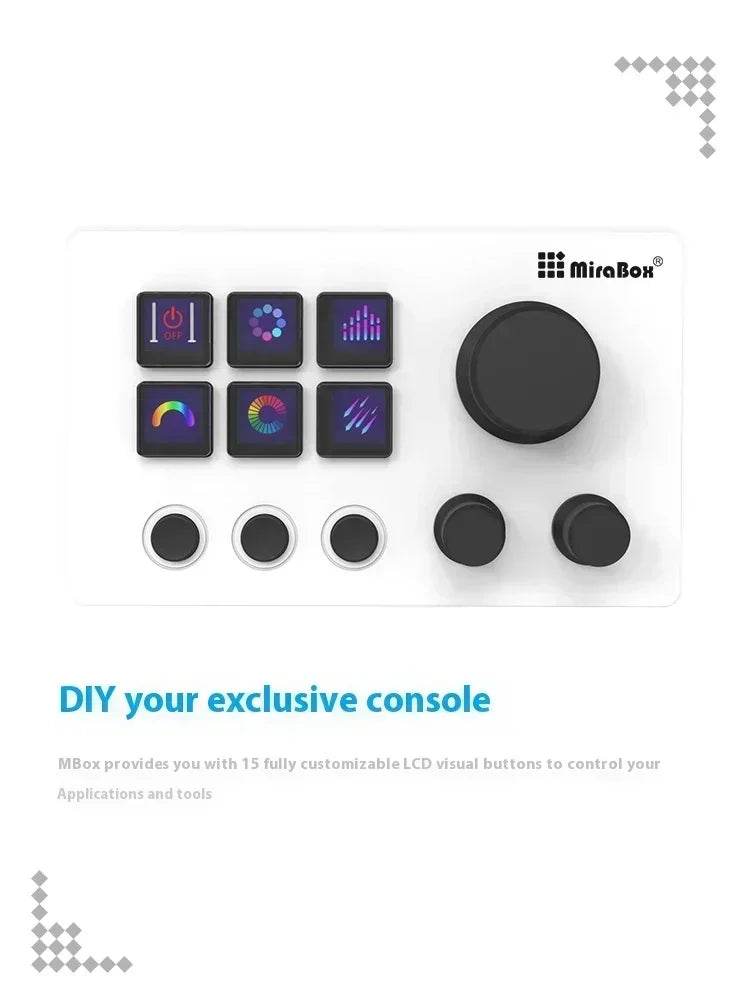 🎮 Clavier Macro Visuel Mirabox N3 – Streamdeck Personnalisable pour PC - Legeekshop