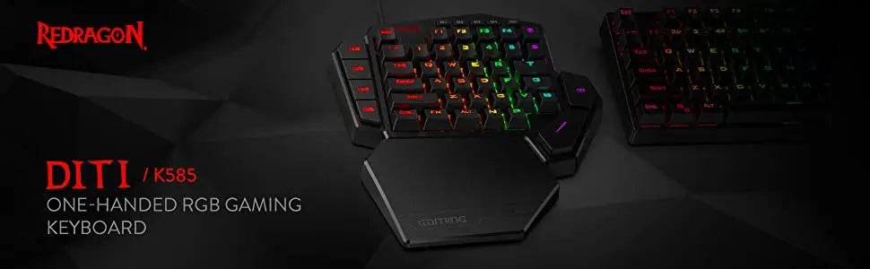 🎮 Clavier Mécanique Redragon K585 DITI – Gaming à Une Main | Rétroéclairage RGB & Hot-Swap - Legeekshop