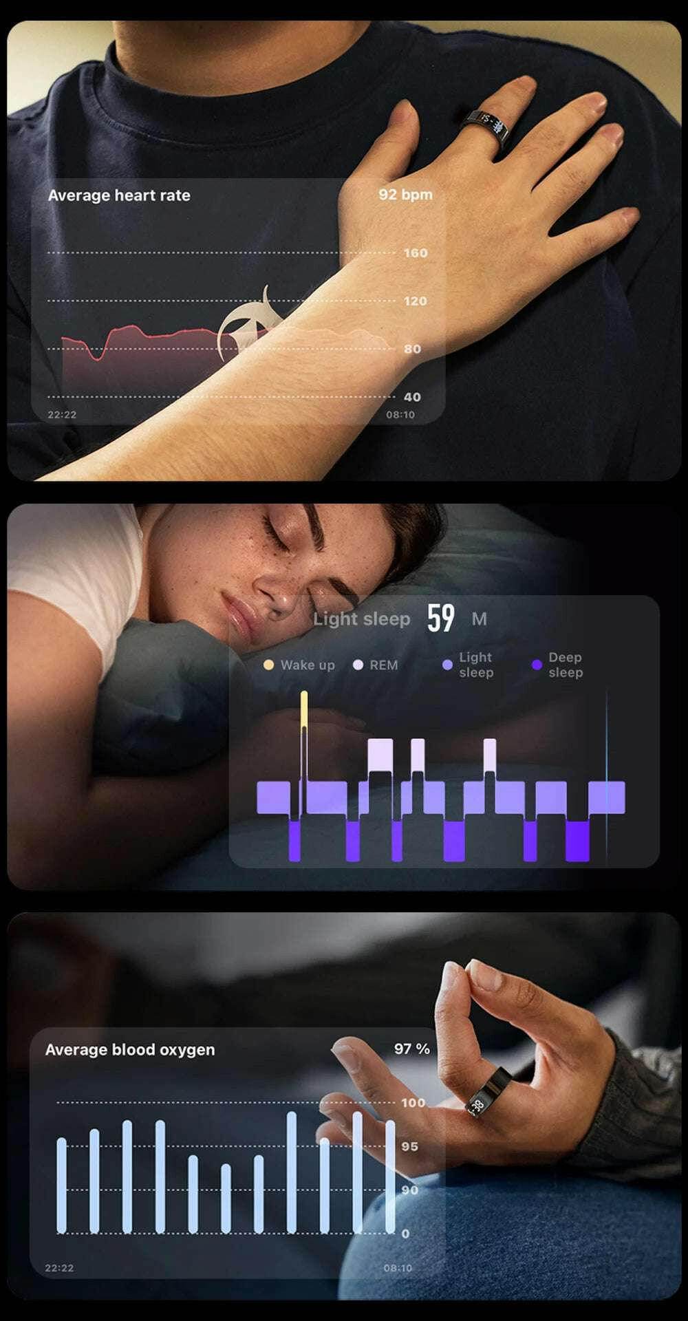 đ COLMI R12 â Anneau intelligent avec Ă©cran tactile & suivi santĂ© - Legeekshop