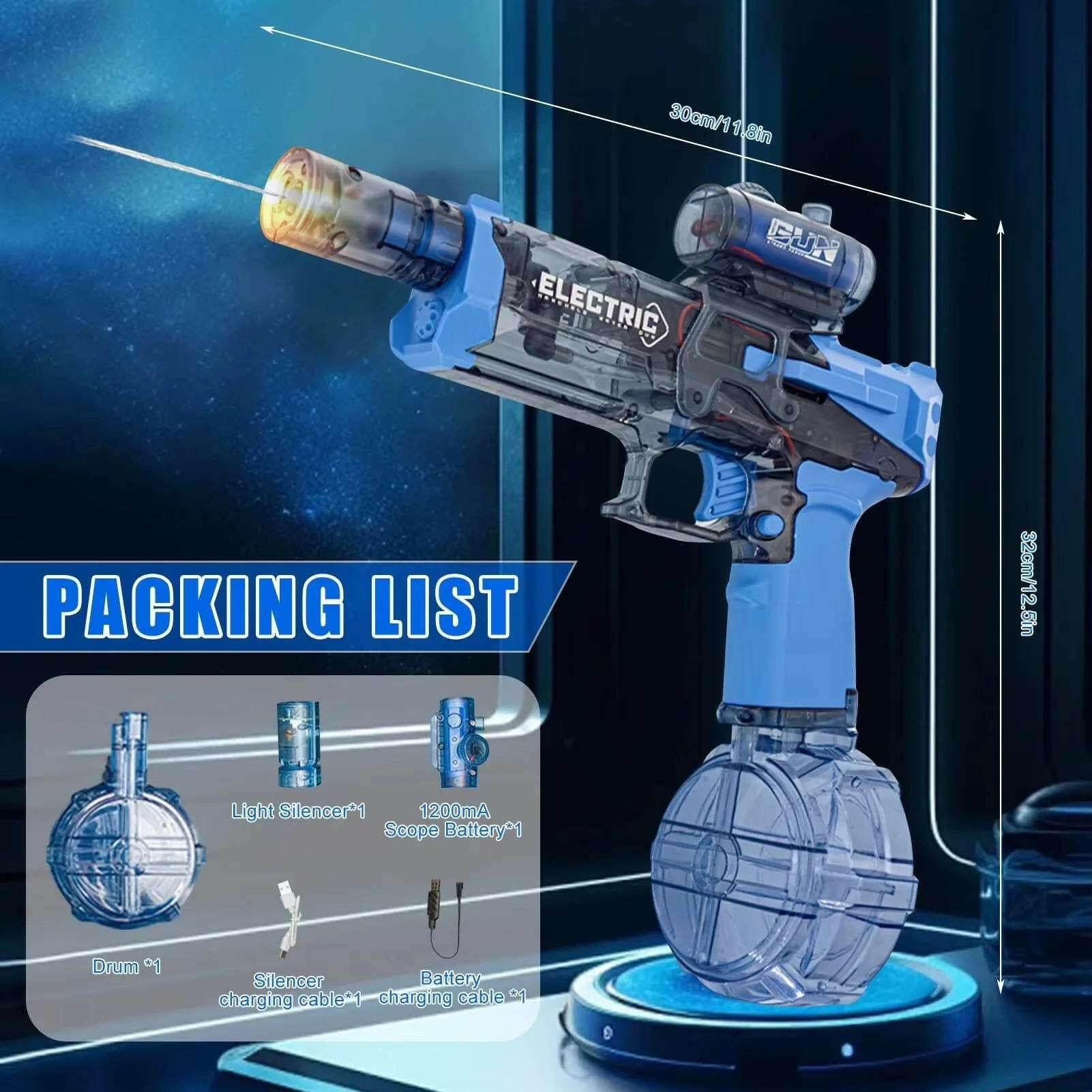 🔥 Pistolet à eau MK3 – Simulation tir de flammes & recharge automatique - Legeekshop