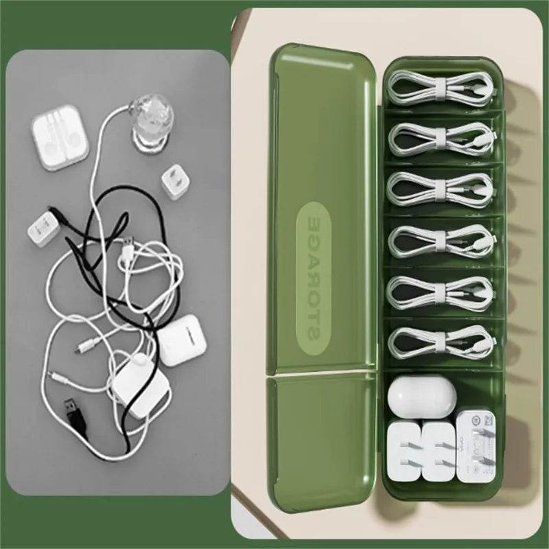 🔌 Boîte de Rangement Câbles & Prises – Design Nordique | Organisateur de Bureau et Maison - Legeekshop