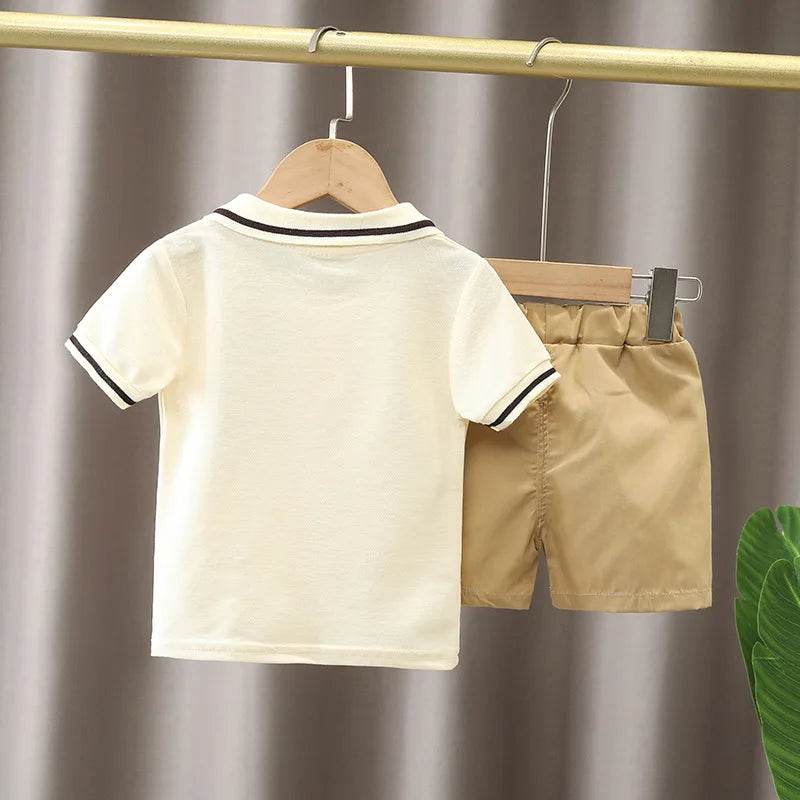 Ensemble de vêtements d'été pour bébé garçon, t-shirt et short, tenue de dessin animé mignon, t-shirt et pantalon pour tout-petits | Wayne Outfitters - Legeekshop