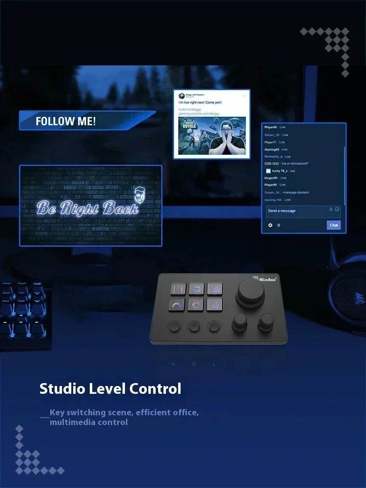 🎮 Clavier Macro Visuel Mirabox N3 – Streamdeck Personnalisable pour PC - Legeekshop