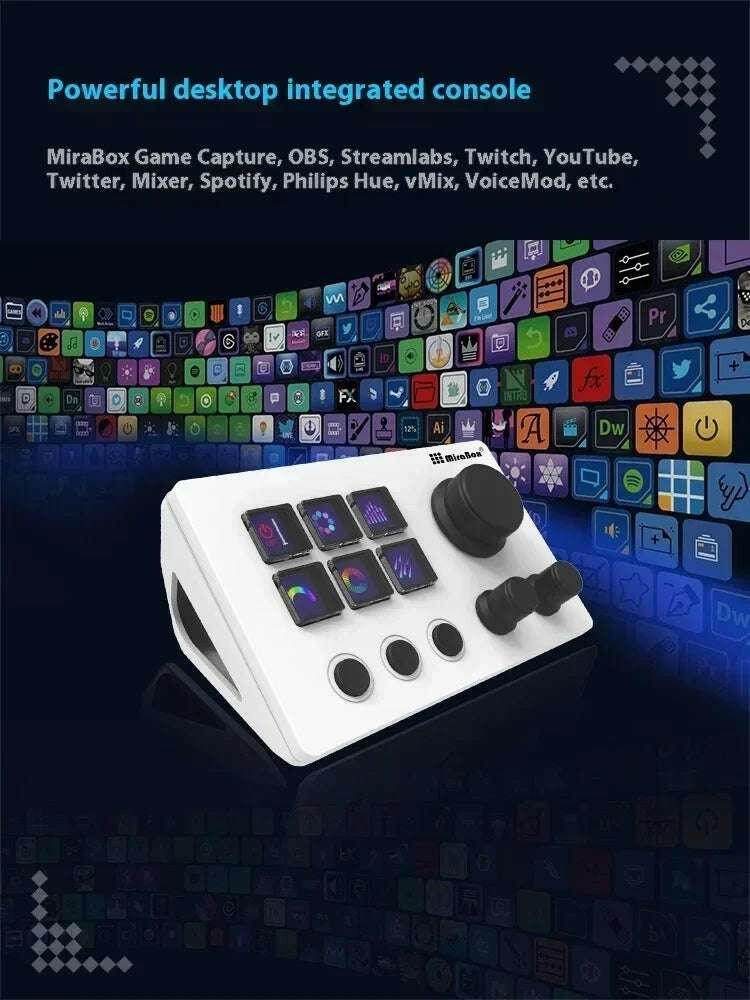 🎮 Clavier Macro Visuel Mirabox N3 – Streamdeck Personnalisable pour PC - Legeekshop