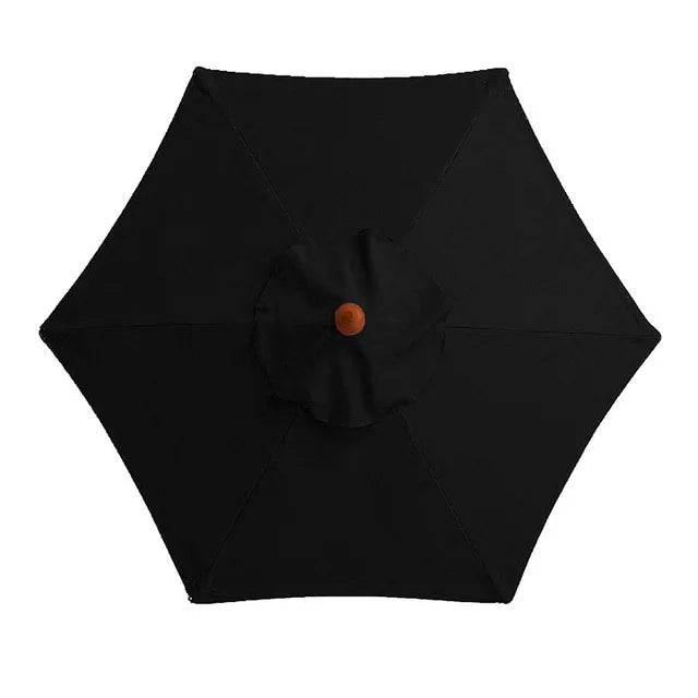 ☀️ Tissu de remplacement pour parasol – 6/8 nervures, polyester imperméable UV30+ - Legeekshop