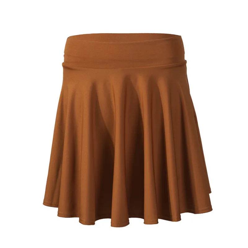 Mini jupe évasée pour femme, jupe courte basique, mode polyvalente, noire, décontractée, patineuse, moyenne plissée, moelleuse, grande taille, 2023 | Wayne Outfitters - Legeekshop