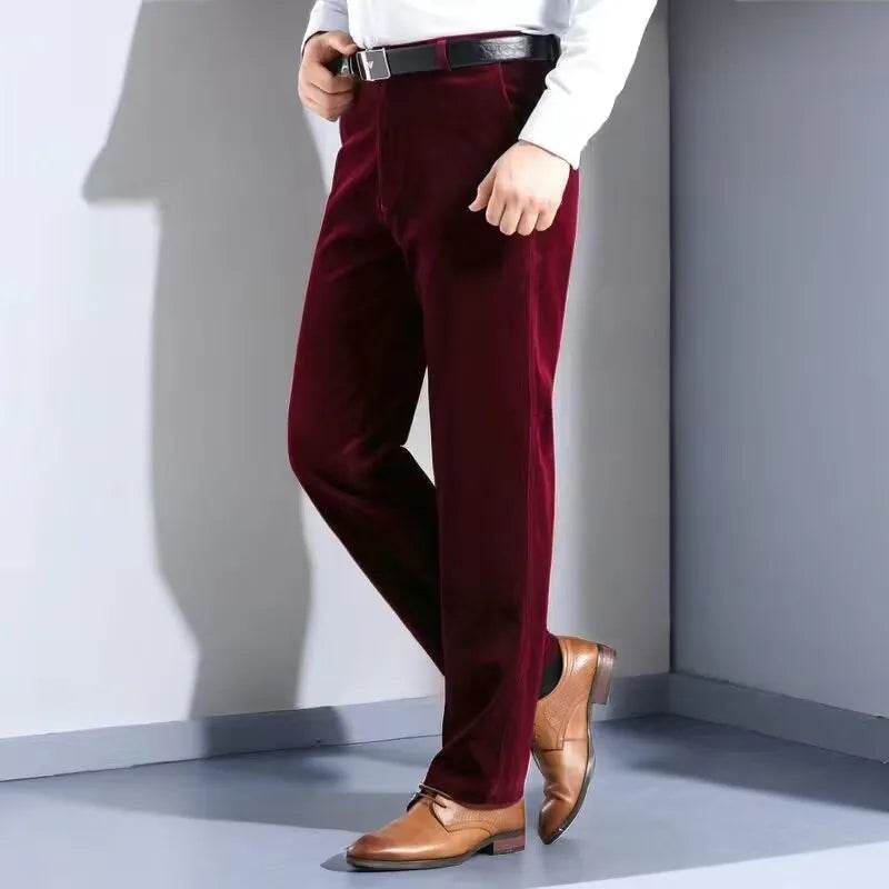 Pantalon en Velours Côtelé Homme, Jogging Ample, Style Décontracté | TQGQG | Wayne Outfitters - Legeekshop