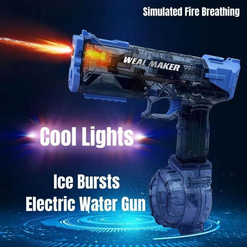 🔫 Pistolet à eau électrique haute pression – Rafales automatiques & LED - Legeekshop