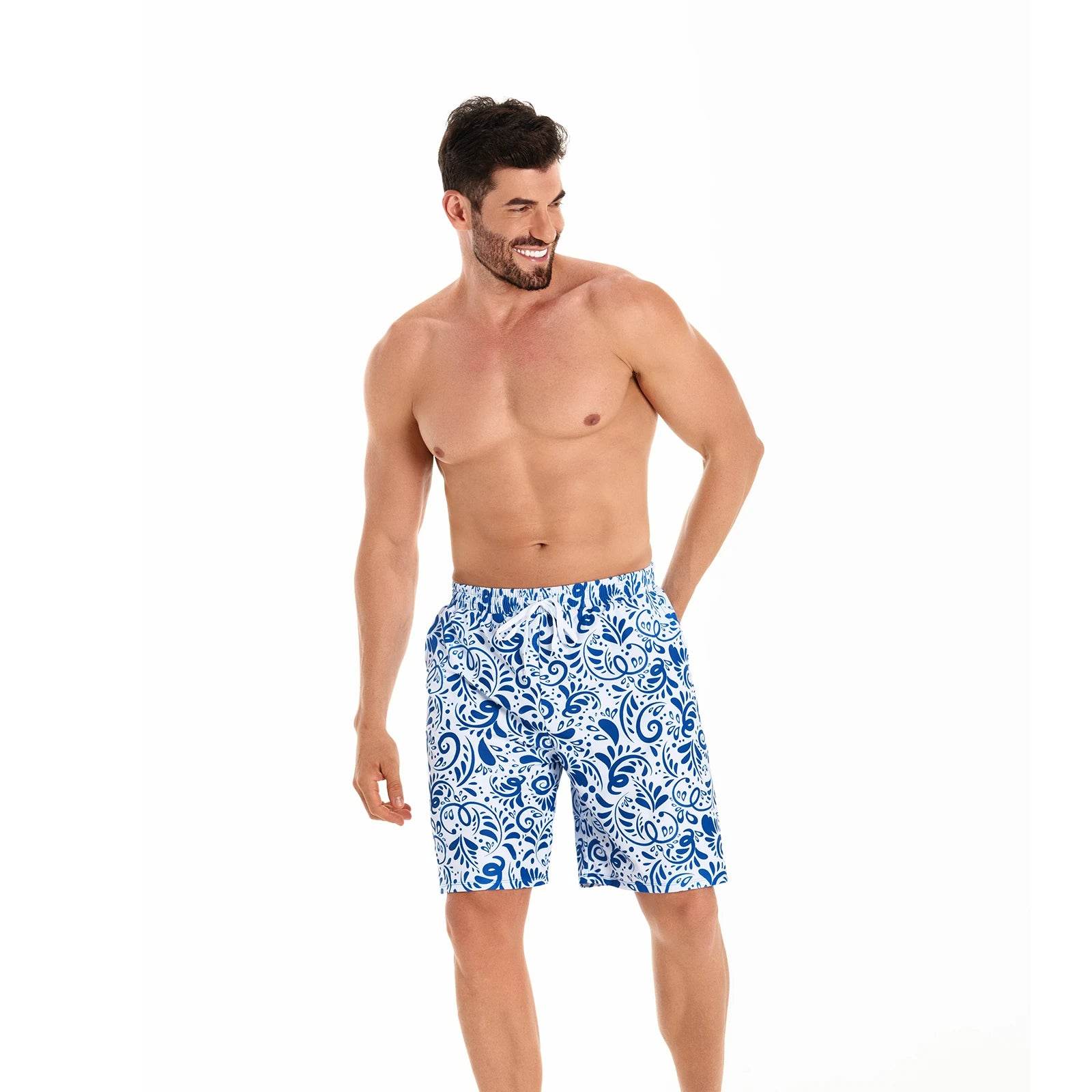 🩳 short de bain homme imprimé floral 🩳 - Legeekshop