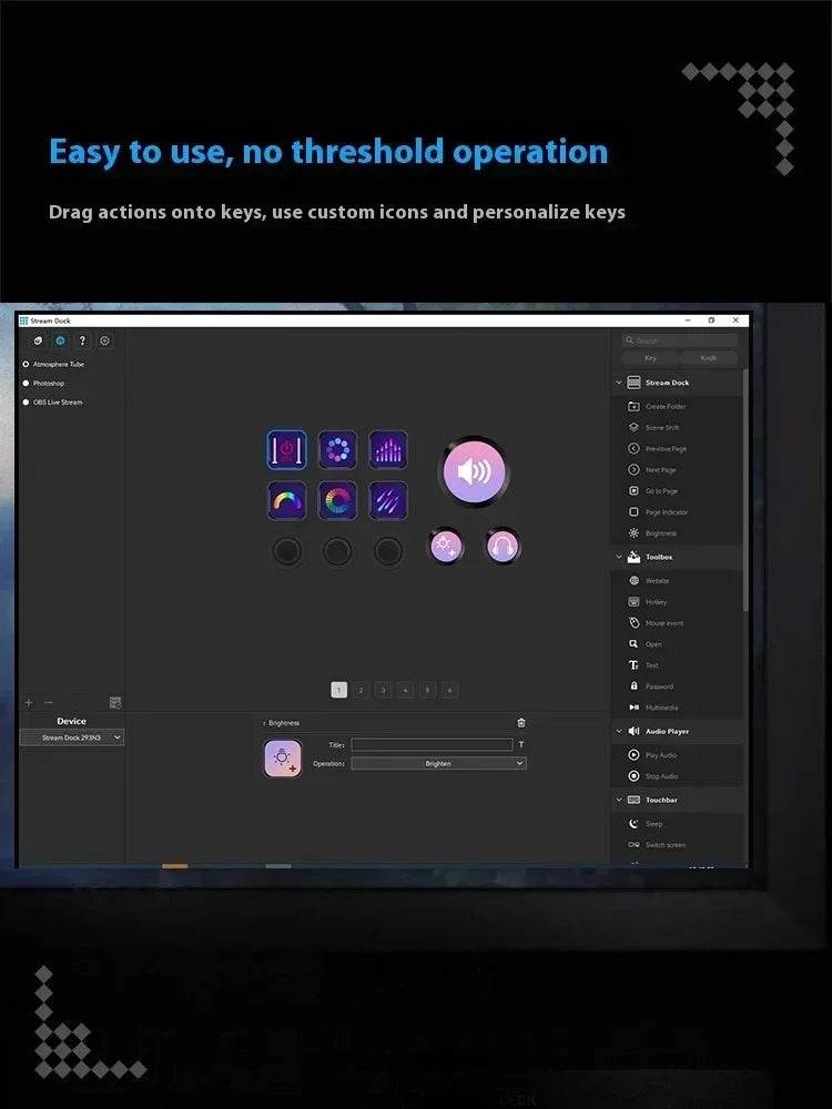 🎮 Clavier Macro Visuel Mirabox N3 – Streamdeck Personnalisable pour PC - Legeekshop
