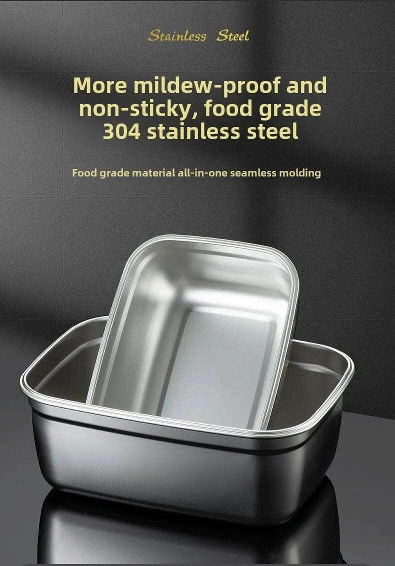 🥗 Boîte Alimentaire Inox 304 Hermétique | Lunch Box Bento Durable - Legeekshop