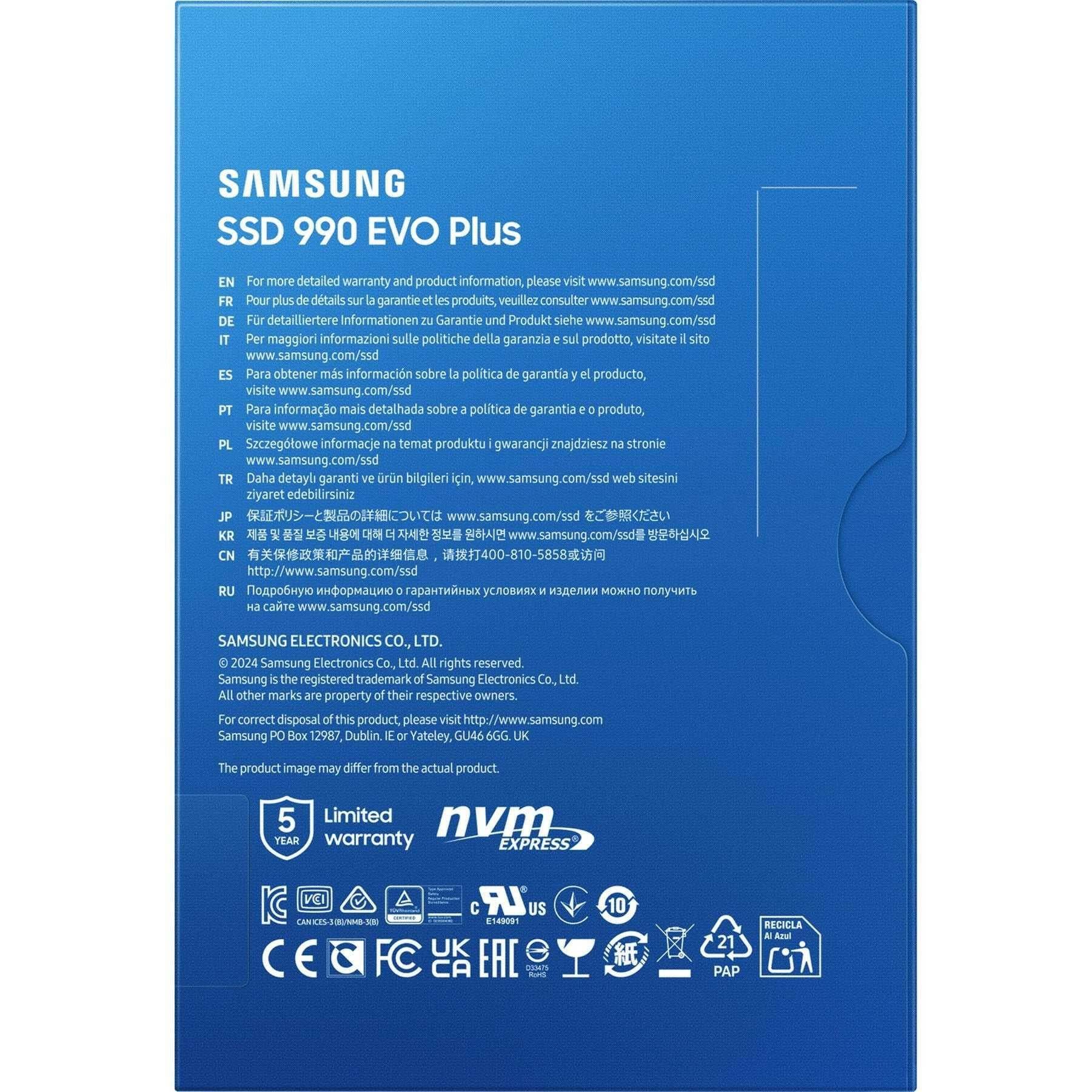 💾 SAMSUNG 990 EVO Plus 1 TB – SSD NVMe PCIe 5.0 Ultra-Rapide 💾 - Legeekshop