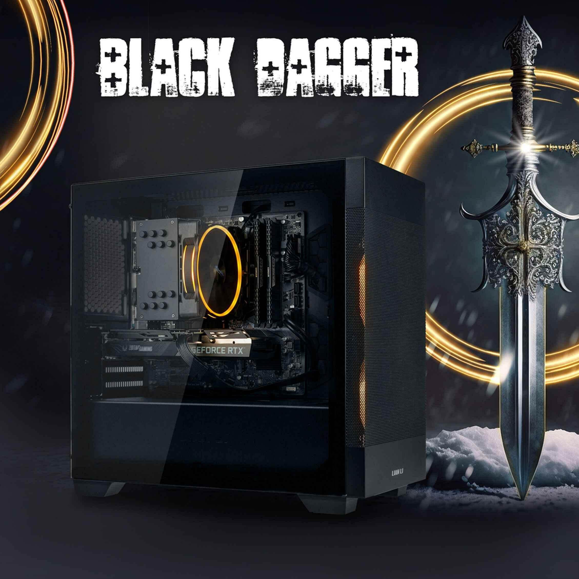 Gaming PC Black Dagger - Intel Core i5-12400F, NVIDIA GeForce RTX 4060 Ti - Legeekshop