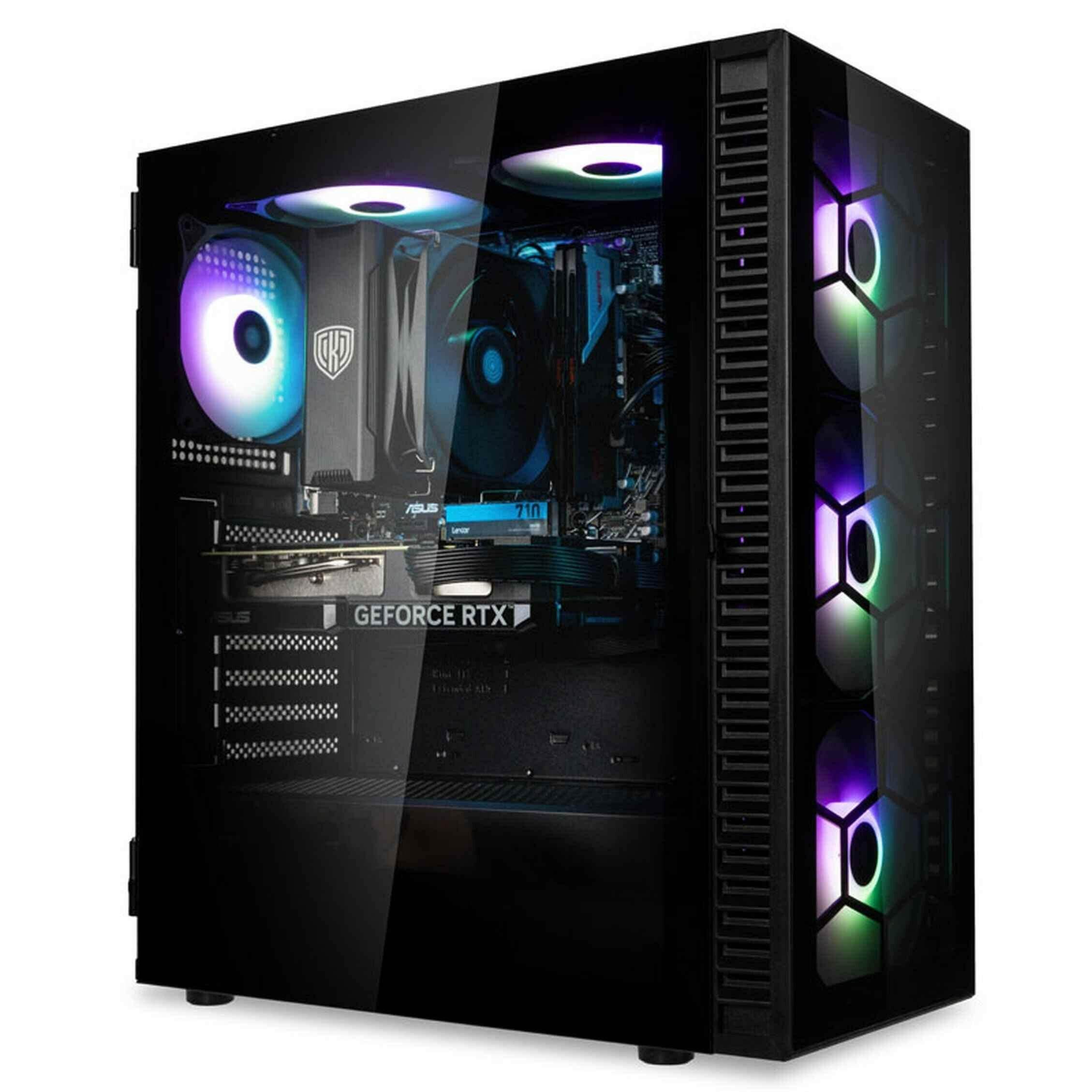 Gaming PC Black Out - AMD Ryzen 5 7600X, NVIDIA GeForce RTX 4060 Ti - Legeekshop