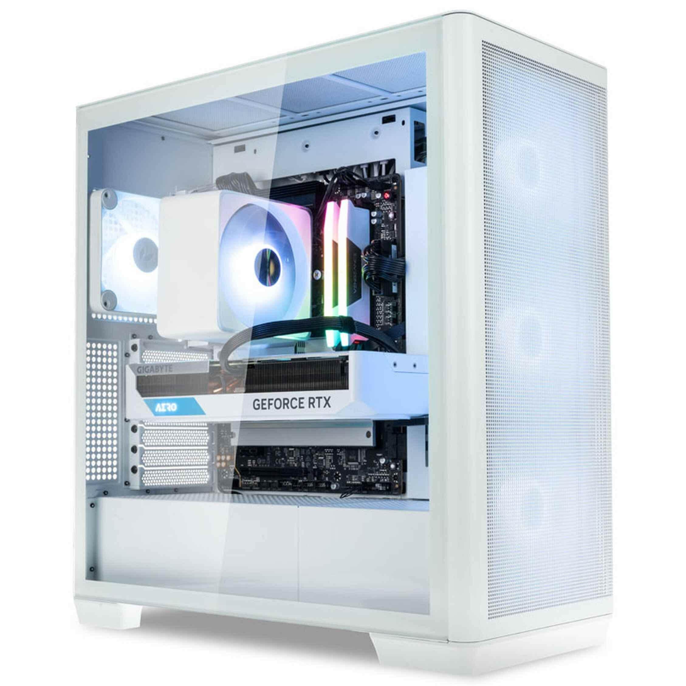 Gaming PC Polar Blizzard - AMD Ryzen 5 7600X, RTX 4070 Super, 32 Go DDR5 - King Mods - Legeekshop