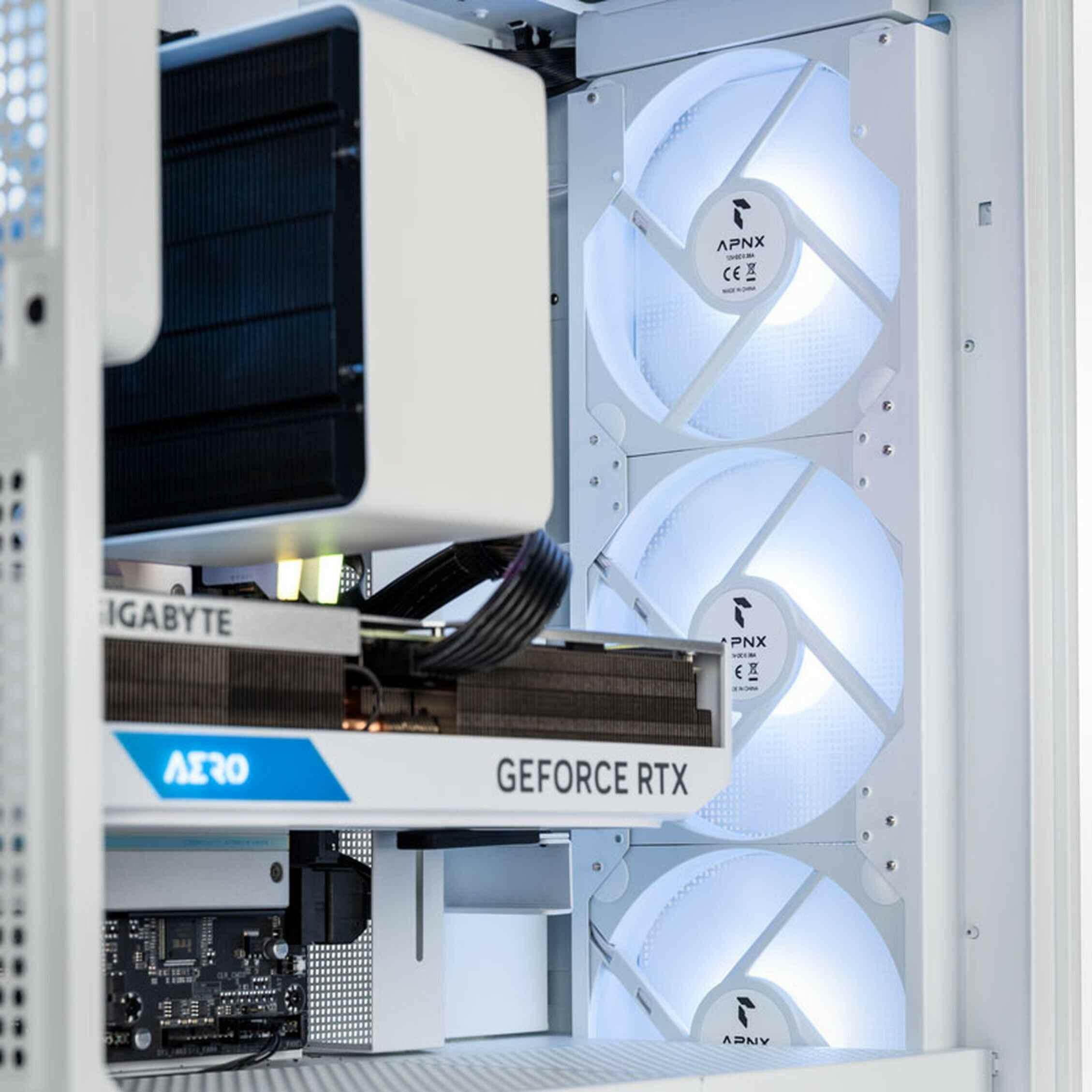 Gaming PC Polar Blizzard - AMD Ryzen 5 7600X, RTX 4070 Super, 32 Go DDR5 - King Mods - Legeekshop