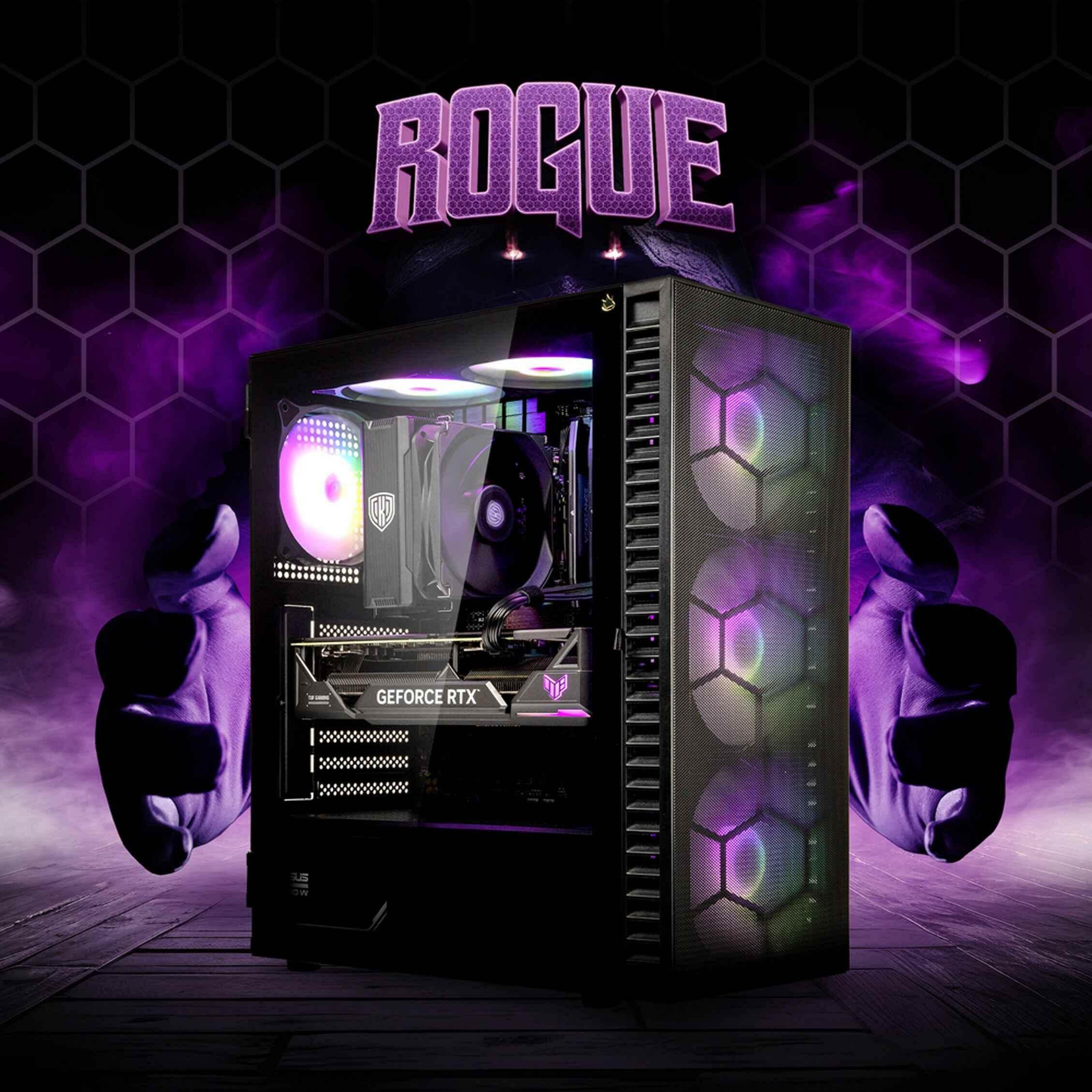 Gaming PC Rogue - AMD Ryzen 5 7600X, NVIDIA GeForce RTX 4070 Ti Super - Legeekshop