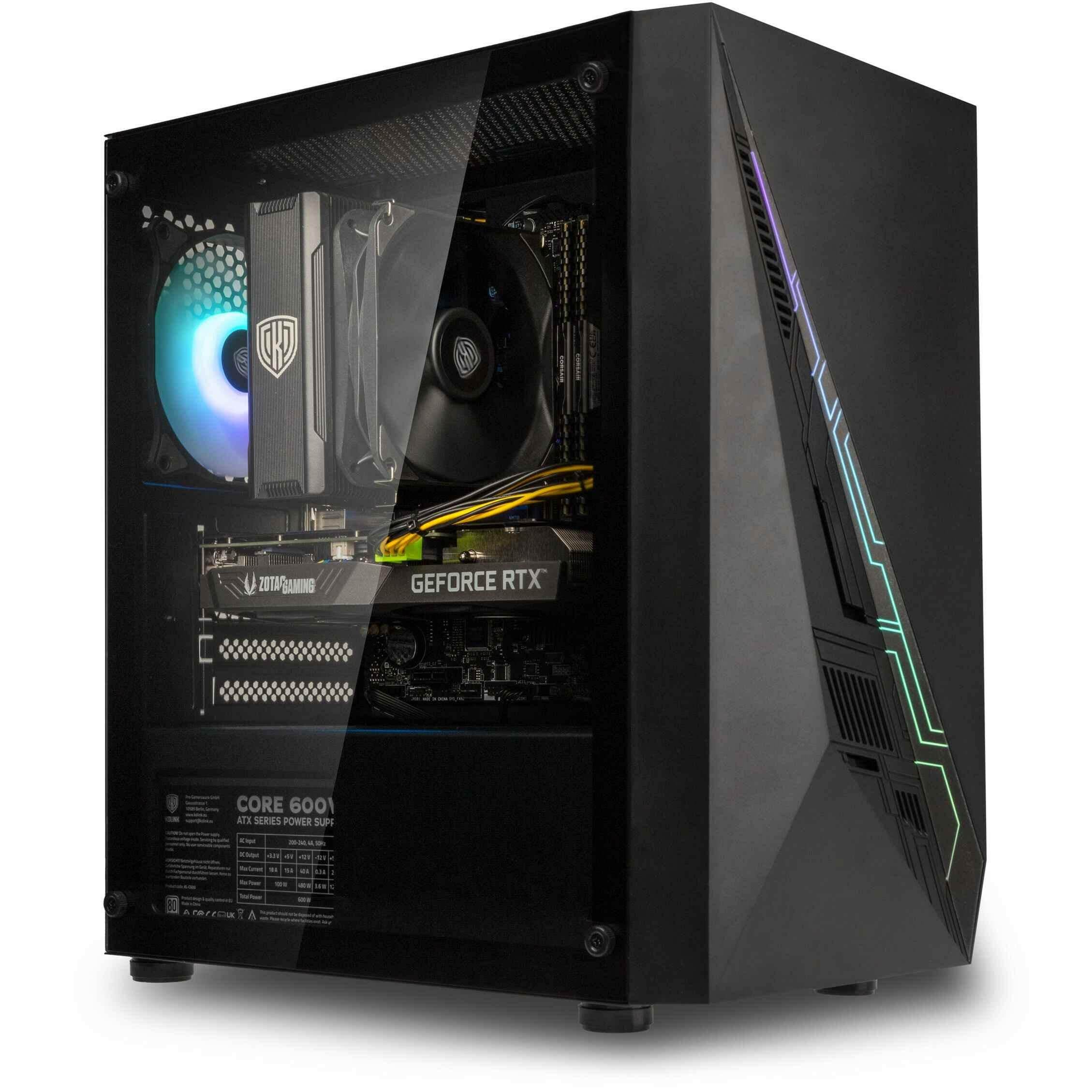 Gaming PC Illusionist - Intel Core i5-12400F, NVIDIA GeForce RTX 3060 12GB - Legeekshop