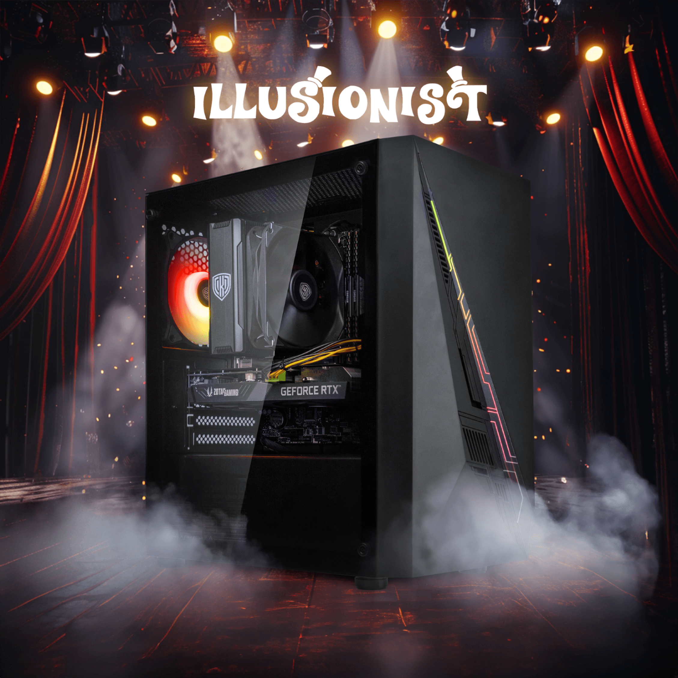 Gaming PC Illusionist - Intel Core i5-12400F, NVIDIA GeForce RTX 3060 12GB - Legeekshop