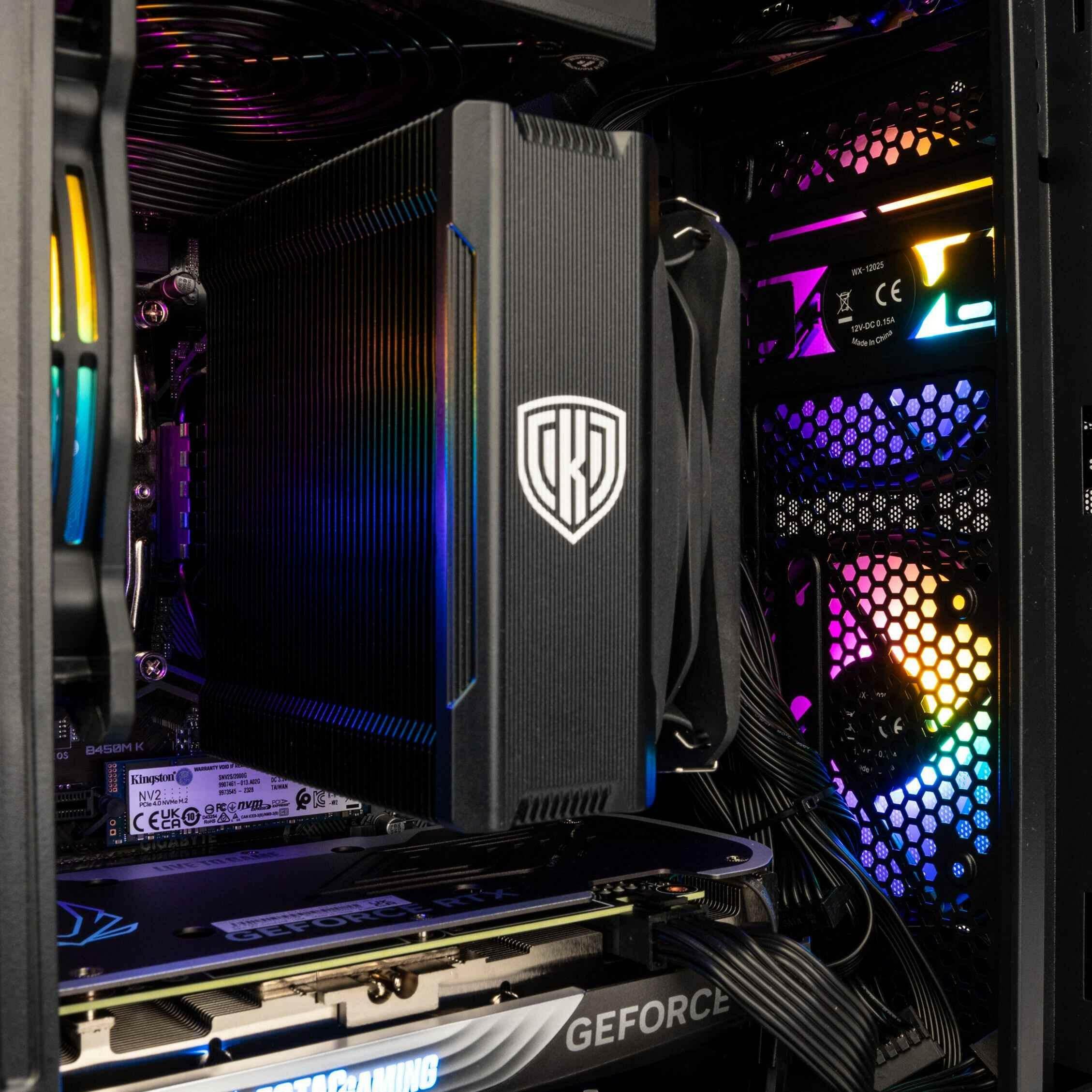 Gaming PC Black Thor - AMD Ryzen 7 5700X, RTX 4060 Ti 16GB - Legeekshop