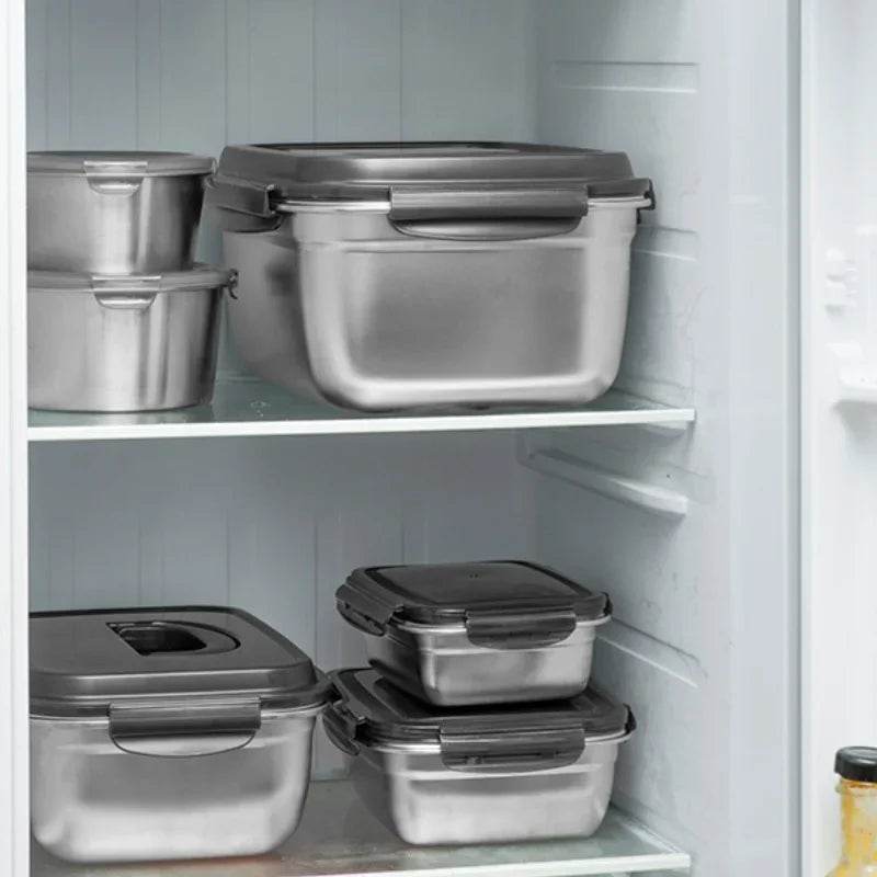 🥗 Boîte Alimentaire Inox 304 Hermétique | Lunch Box Bento Durable - Legeekshop