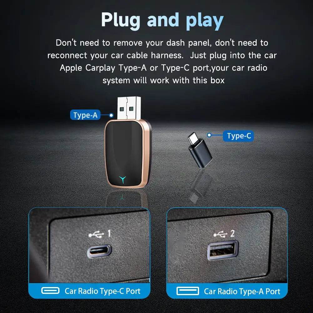 🚗 Adaptateur Auto CarPlay & Android Auto Sans Fil | Plug & Play 🔄 - Legeekshop