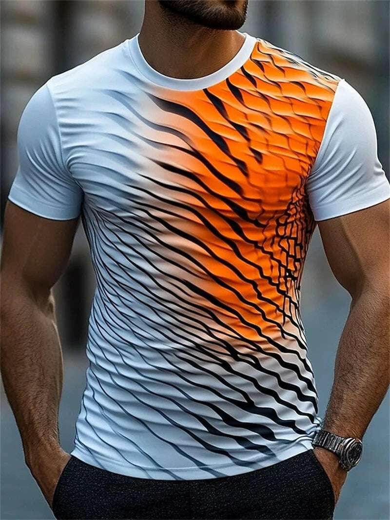 🧠 T-shirt Illusion d'Optique 3D – Art Visuel et Style Harajuku - Legeekshop