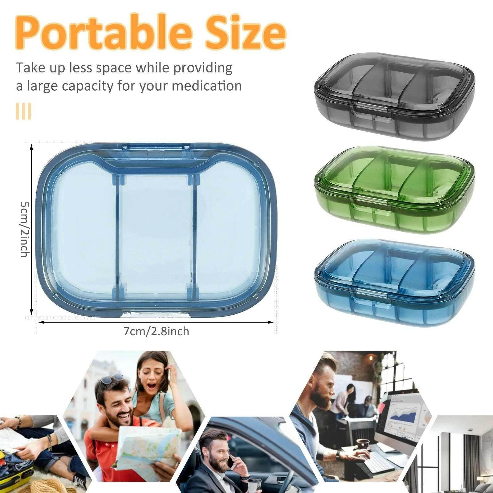 💊 Boîte à Pilules Hebdomadaire et Mensuelle – 7/14/28 Jours | Organisateur de Médicaments - Legeekshop