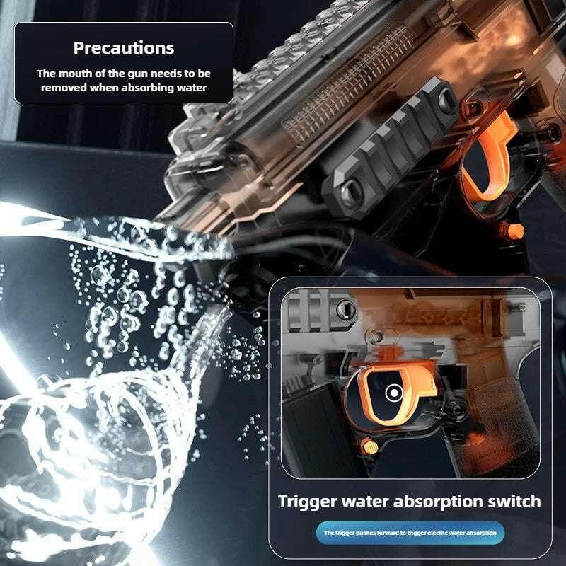 🔥 Pistolet à eau MK3 – Simulation tir de flammes & recharge automatique - Legeekshop
