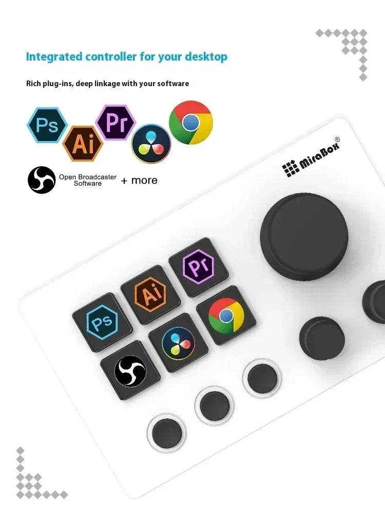 🎮 Clavier Macro Visuel Mirabox N3 – Streamdeck Personnalisable pour PC - Legeekshop