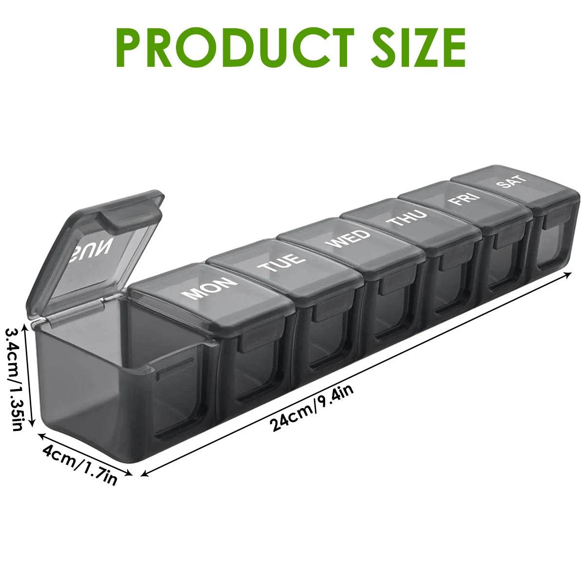 💊 Boîte à Pilules Hebdomadaire et Mensuelle – 7/14/28 Jours | Organisateur de Médicaments - Legeekshop