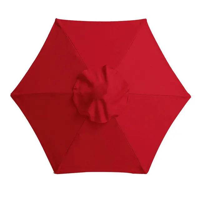 ☀️ Tissu de remplacement pour parasol – 6/8 nervures, polyester imperméable UV30+ - Legeekshop