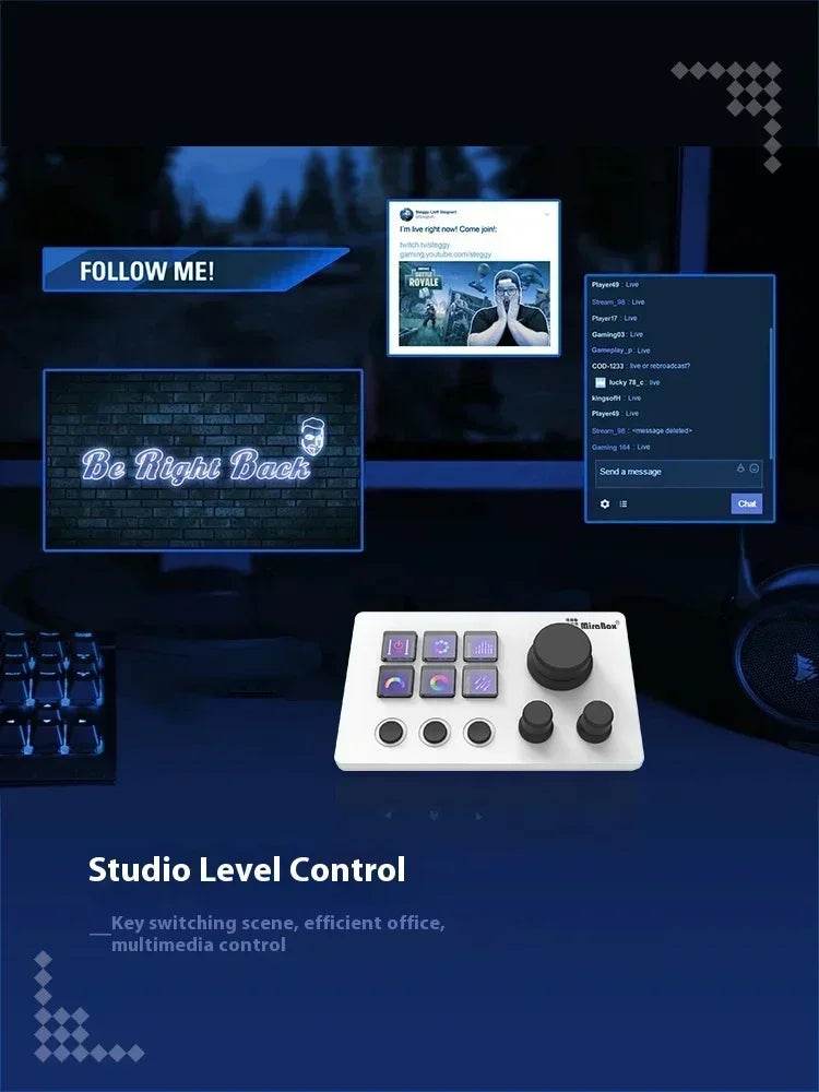 🎮 Clavier Macro Visuel Mirabox N3 – Streamdeck Personnalisable pour PC - Legeekshop