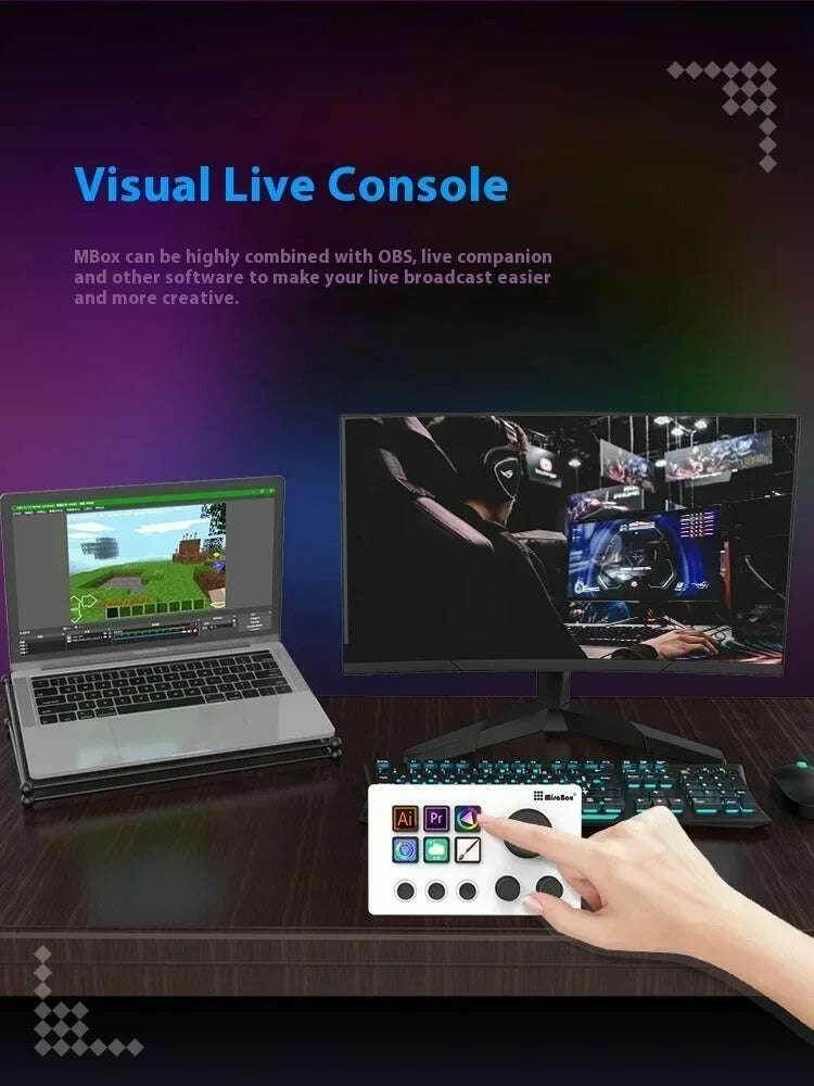 🎮 Clavier Macro Visuel Mirabox N3 – Streamdeck Personnalisable pour PC - Legeekshop